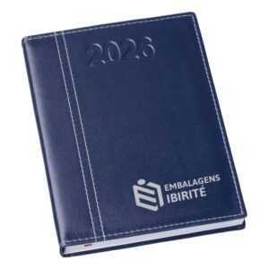 AGENDA DIÁRIA BROCHURA 2026 COURO SINTÉTICO